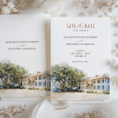 Kaminski House Save the Date Card Einladung