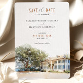 Kaminski House Save the Date Card Einladung