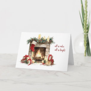 Kaminstrumpf Ruhig und Hell Weihnachten