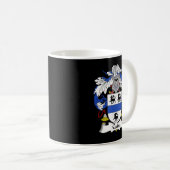 Kaminüberzug des Familienwappens von Waffen Kaffeetasse (VorderseiteRechts)