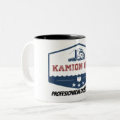 Kamion König Šolja Zweifarbige Tasse (Vorderseite Links)