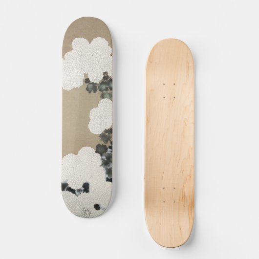Kamisaka Sekka japan traditionelle Malkunst Vint Skateboard (Vorderseite)