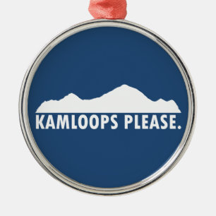 Kamloops British Columbia Bitte Ornament Aus Metall