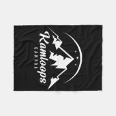 Kamloops Canada Ski Resort Skifahren Snowboarden Fleecedecke (Vorderseite (Horizontal))