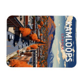 Kamloops Canada Travel Art Vintag Magnet (Horizontal)