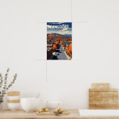 Kamloops Canada Travel Art Vintag Poster (Küche)