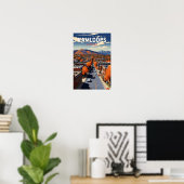 Kamloops Canada Travel Art Vintag Poster (Heimbüro)