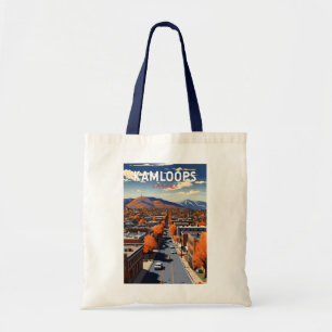 Kamloops Kanada Reise Kunst Vintage Tragetasche