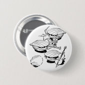 Kamm-Muschel-Band Button (Vorne & Hinten)