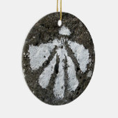 Kamm-Muschel-Muschel-Verzierung Keramik Ornament (Rechts)