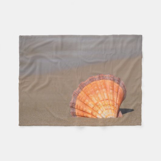 Kamm-Muschel Shell| Kreta, Griechenland Fleecedecke (Vorderseite (Horizontal))