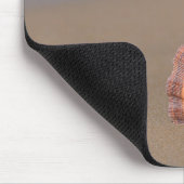 Kamm-Muschel Shell| Kreta, Griechenland Mousepad (Ecke)