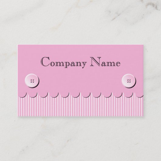 Kamm-Muschel-Streifen und Visitenkarte (Vorderseite)