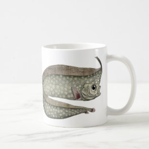 Kamm-Schwertfisch Fisch, Vintage Meeresleben Kaffeetasse