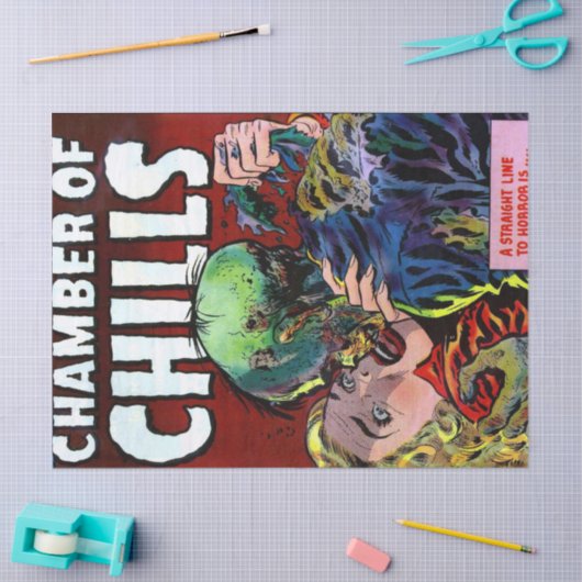 Kammer der Schüttelfrost Untote Kiss Dekoupage Seidenpapier (Basteln)