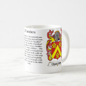 Kammer-Familien-Wappen auf einer Tasse (VorderseiteRechts)