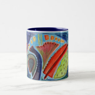 Kammer-Musik-Tasse Zweifarbige Tasse