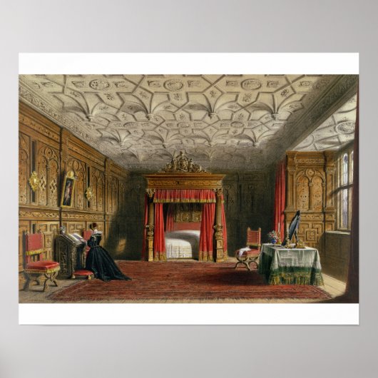 Kammer, Sizergh, Westmoreland, 1849 Poster (Vorne)