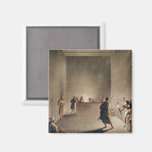 Kammer und Sarcophagus in der Großen Pyramide von  Magnet (Vorderseite/Rückseite)