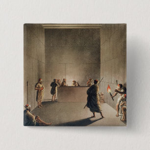 Kammer und Sarkophag in der großen Pyramide von G Button