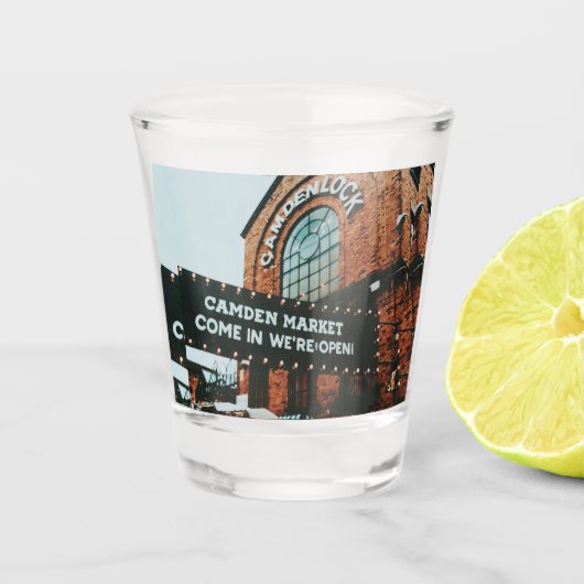 Kammermarkt Schnapsglas (Vorderseite)