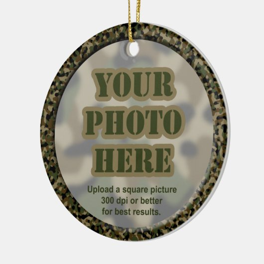 Kammerrahmen-Ornament (zweiseitig) Keramikornament (Links)