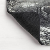 Kammgarn-stoff, 'von den illustrierten mousepad (Ecke)