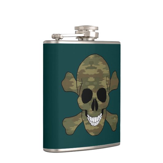 Kammmuschel- und Querflasche Flachmann (Rechts)