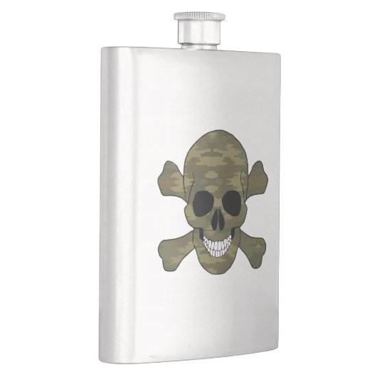 Kammmuschel- und Querflasche Flachmann (Rechts)