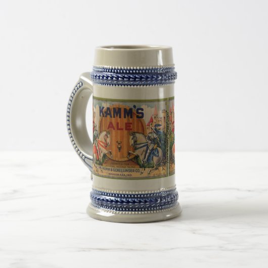 Kamms Ale Bierglas (Vorderseite Links)