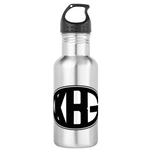 Kamogawa Boxing-Logo Edelstahlflasche (Vorderseite)