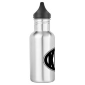 Kamogawa Boxing-Logo Edelstahlflasche (Links)