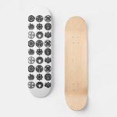 kamon Muster Skateboard (Vorderseite)