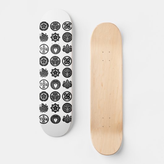 kamon Muster Skateboard (Vorderseite)
