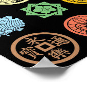 kamon pattern3 poster (Ecke)