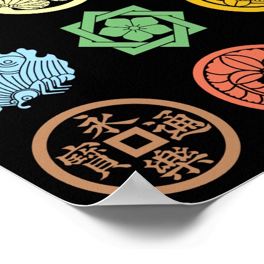 kamon pattern3 poster (Ecke)