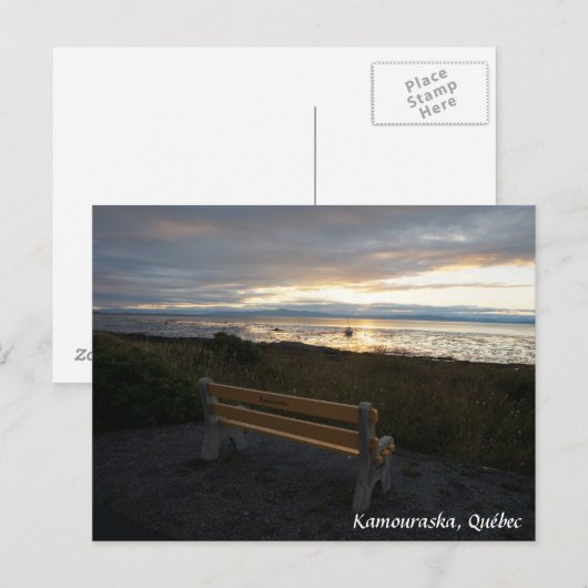 Kamouraska Postkarte (Vorne/Hinten)