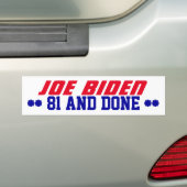 Kampagne 2024 81 und Geschehen alten Joe Biden Prä Autoaufkleber (Auf Auto)