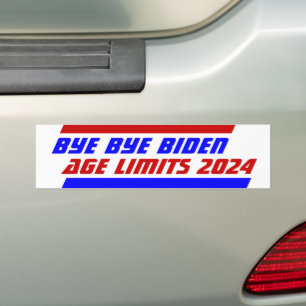 Kampagne 2024 ALTERSGRENZEN BYE BYE BIDEN Autoaufkleber