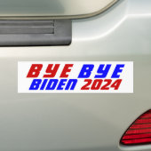 Kampagne 2024 Bye Bye President Joe BIDEN Rettete Autoaufkleber (Auf Auto)