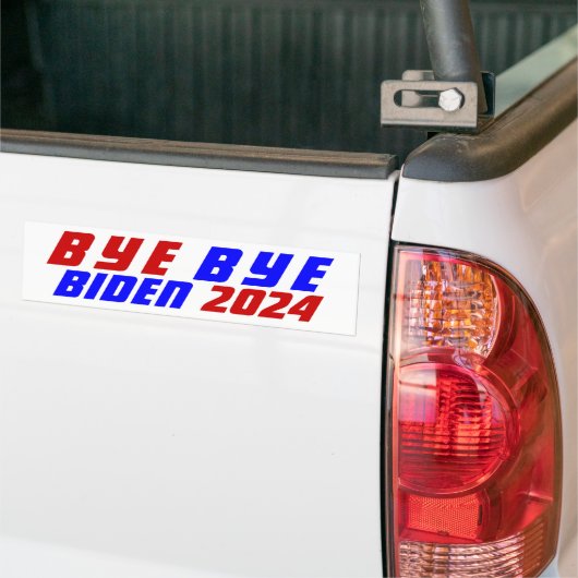 Kampagne 2024 Bye Bye President Joe BIDEN Rettete Autoaufkleber (Auf Lkw)