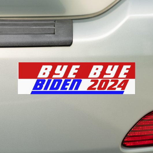 Kampagne 2024 Bye Bye President Joe BIDEN Rettete  Autoaufkleber (Auf Auto)