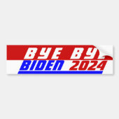 Kampagne 2024 Bye Bye President Joe BIDEN Rettete  Autoaufkleber (Vorne)