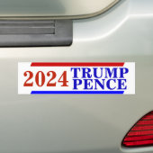 Kampagne 2024 TRUMP PENCE Präsidentschaftswahl Autoaufkleber (Auf Auto)