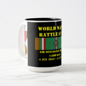 Kampagne "Air Offensive Europe" Zweifarbige Tasse (Vorderseite Links)