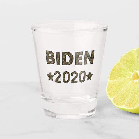 Kampagne "Biden 2020" Schnapsglas (Vorderseite)