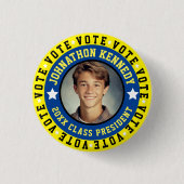 Kampagne der Blue and Yellow Student Body Button (Vorderseite)