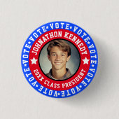 Kampagne des Blue and Red Student Body Button (Vorderseite)
