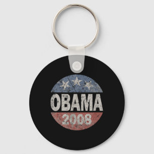 Kampagne des Vintagen Präsidenten Barack Obama 200 Schlüsselanhänger