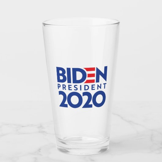 Kampagne für BIDEN FÜR PRÄSIDENT Glas (Vorderseite)